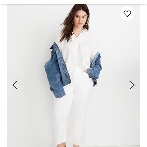 Madewell Cali Demi-boot cut cropped